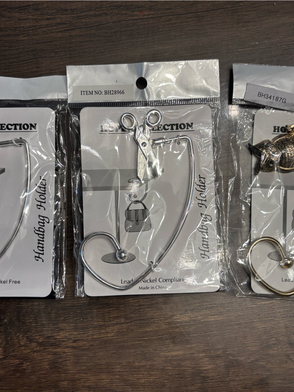 Handbag Holder Hooks (Lot of 3)